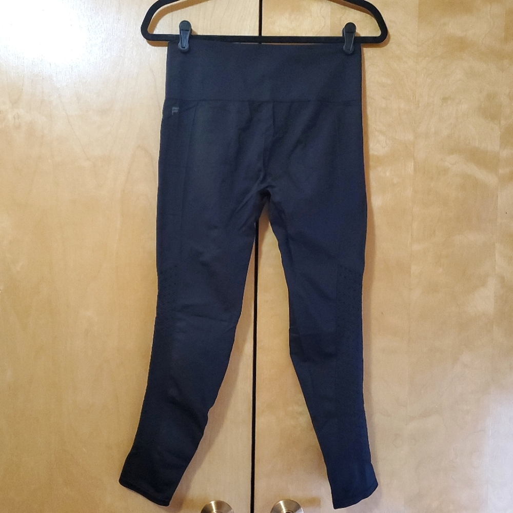 Fabletics Sculptknit Black Leggings Full Length Size M